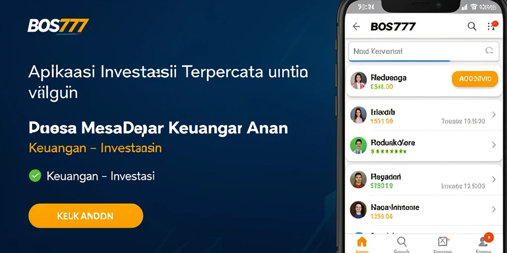 Tampilan antarmuka aplikasi BOS777 yang sederhana dan efektif.