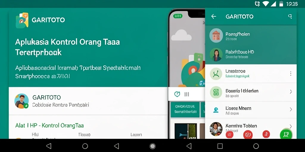 Tampilan antarmuka GARITOTO yang intuitif untuk kontrol orang tua.